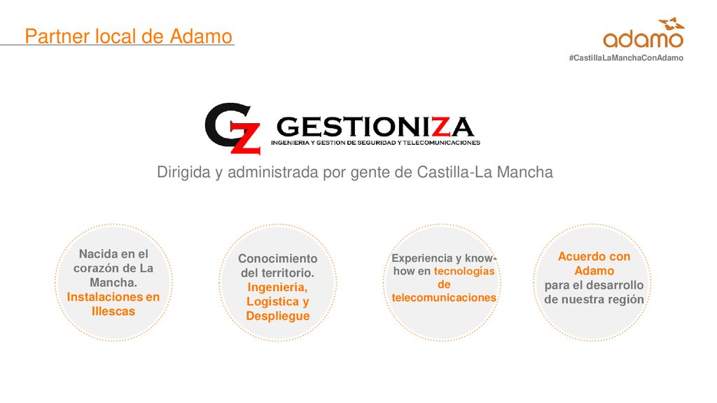 Partner local de Adamo #CastillaLaManchaConAdamo. Dirigida y administrada por gente de Castilla-La Mancha.