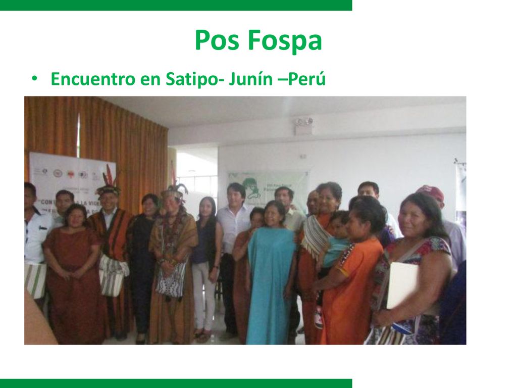 Pos Fospa Encuentro en Satipo- Junín –Perú