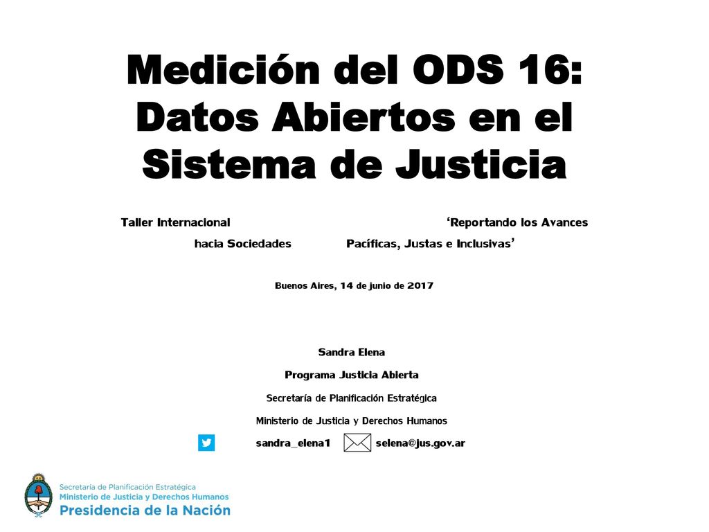 Medición del ODS 16: Datos Abiertos en el Sistema de Justicia