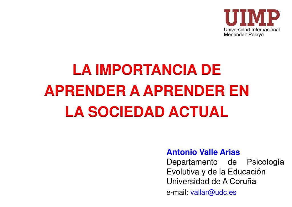 LA IMPORTANCIA DE APRENDER A APRENDER EN LA SOCIEDAD ACTUAL