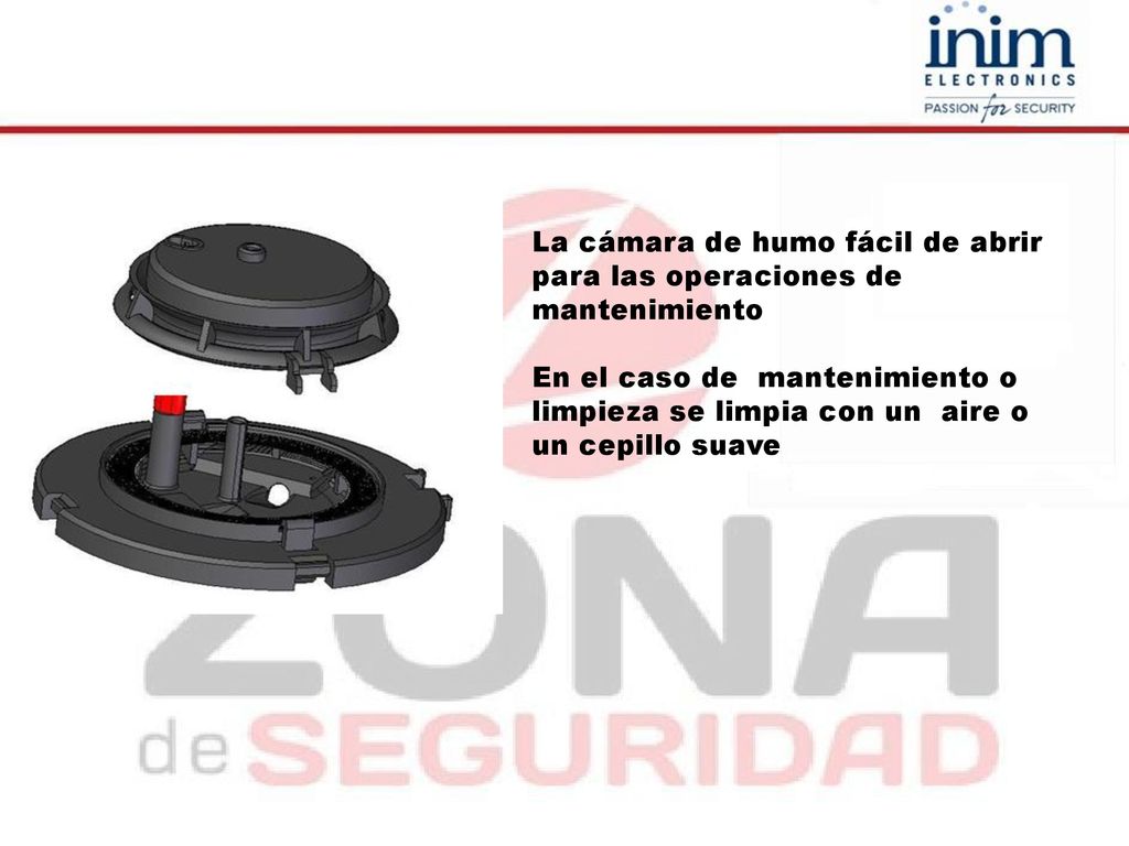 La cámara de humo fácil de abrir para las operaciones de mantenimiento