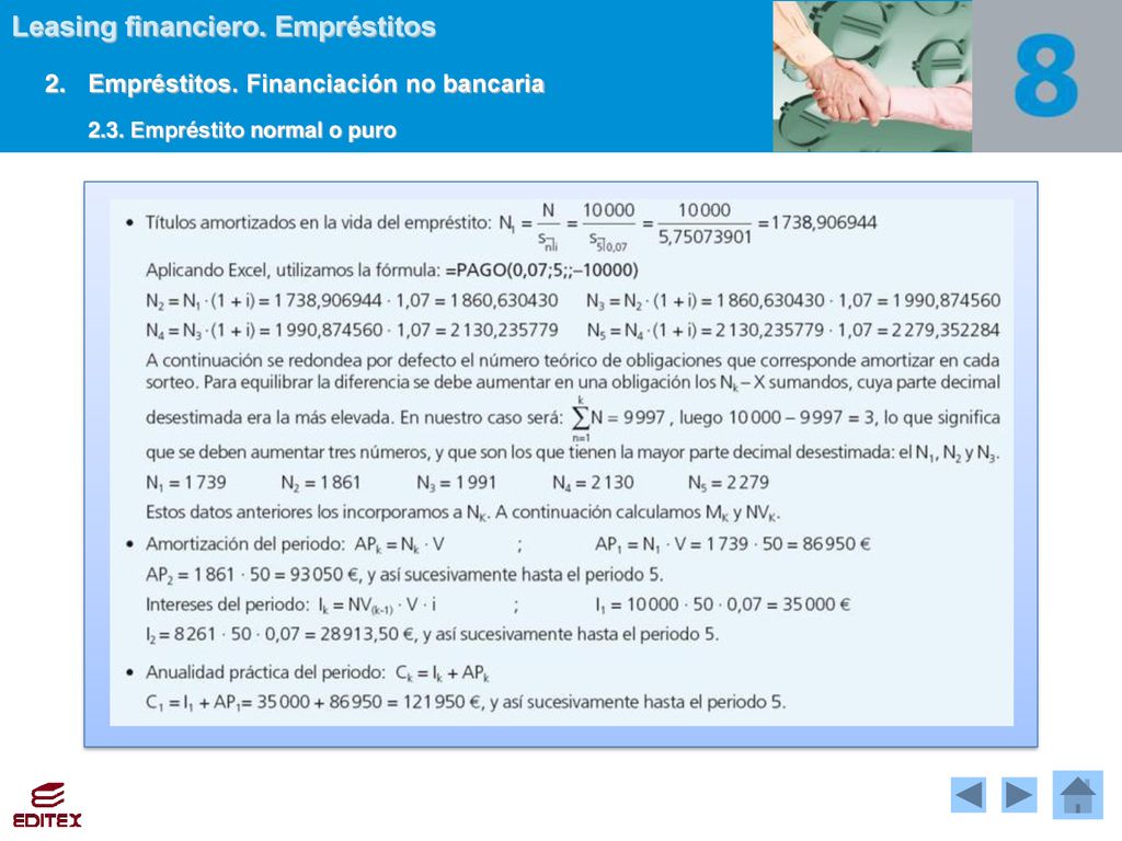 2. Empréstitos. Financiación no bancaria 2.3. Empréstito normal o puro