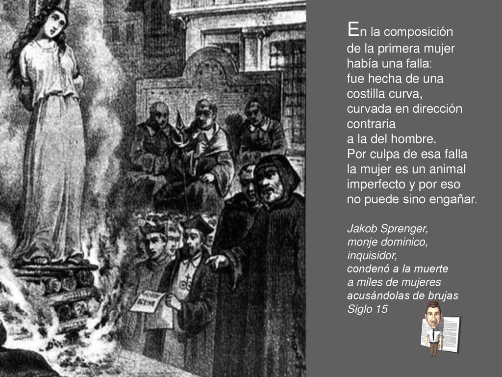 En la composición de la primera mujer había una falla: