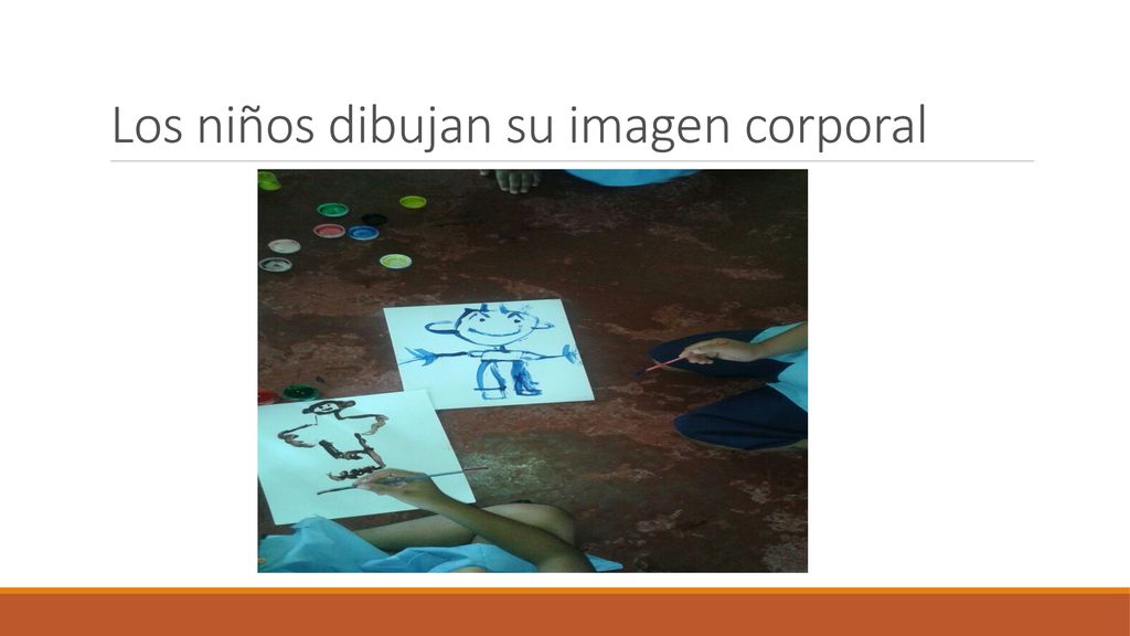 Los niños dibujan su imagen corporal