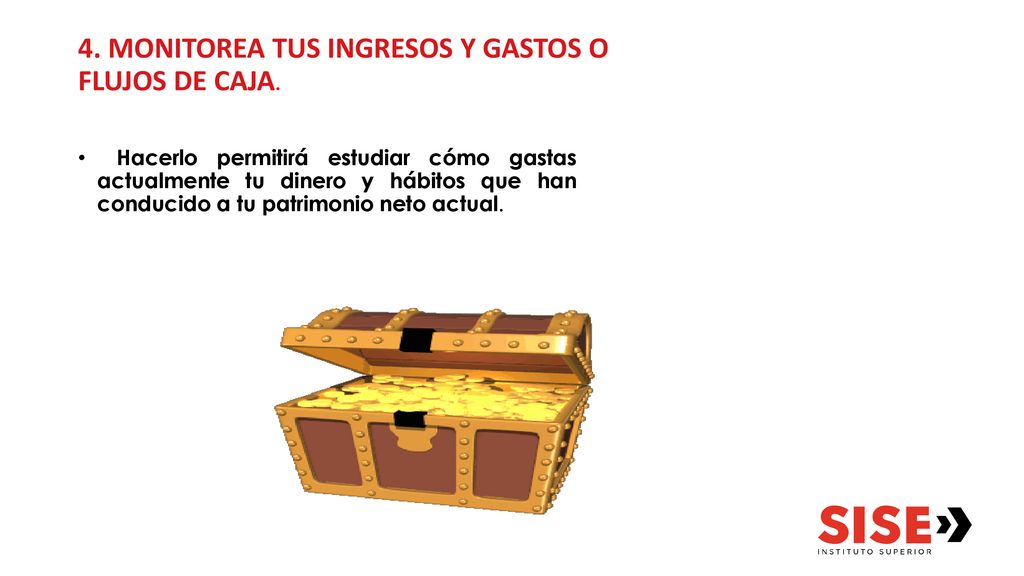 4. MONITOREA TUS INGRESOS Y GASTOS O FLUJOS DE CAJA.