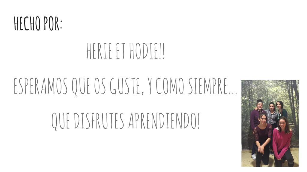 ESPERAMOS QUE OS GUSTE, Y COMO SIEMPRE… QUE DISFRUTES APRENDIENDO!