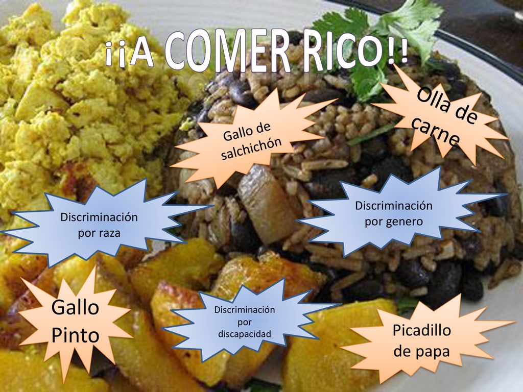 ¡¡A COMER RICO!! Olla de carne Gallo Pinto Picadillo de papa