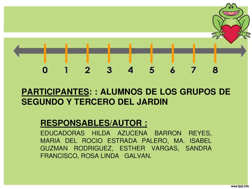 PARTICIPANTES: : ALUMNOS DE LOS GRUPOS DE SEGUNDO Y TERCERO DEL JARDIN