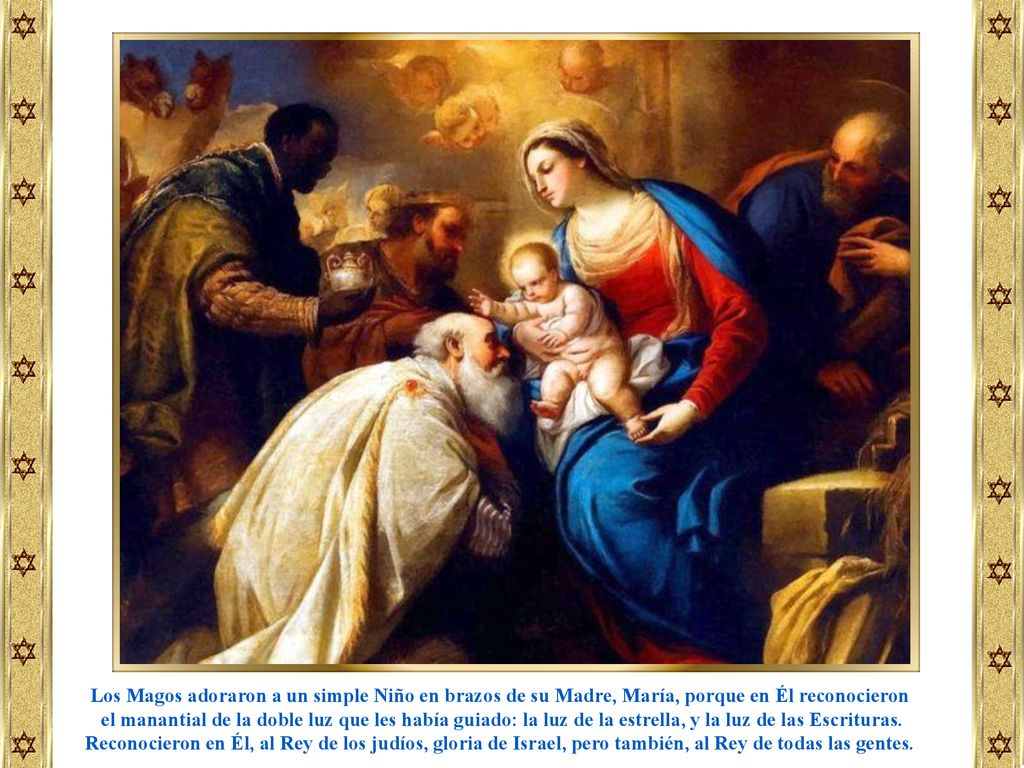 Los Magos adoraron a un simple Niño en brazos de su Madre, María, porque en Él reconocieron