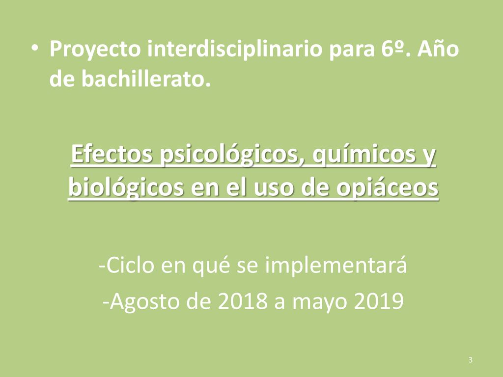 Efectos psicológicos, químicos y biológicos en el uso de opiáceos