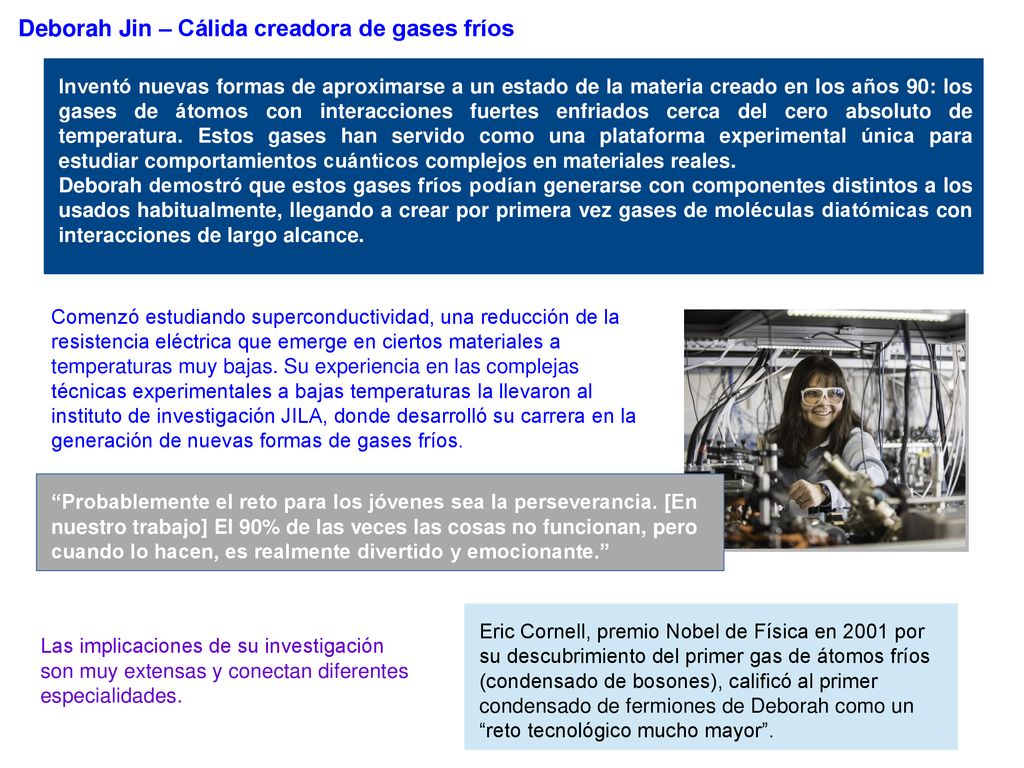 Deborah Jin – Cálida creadora de gases fríos