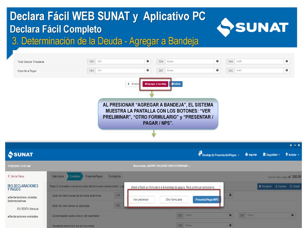 Declara Fácil WEB SUNAT y Aplicativo PC Declara Fácil Completo 3