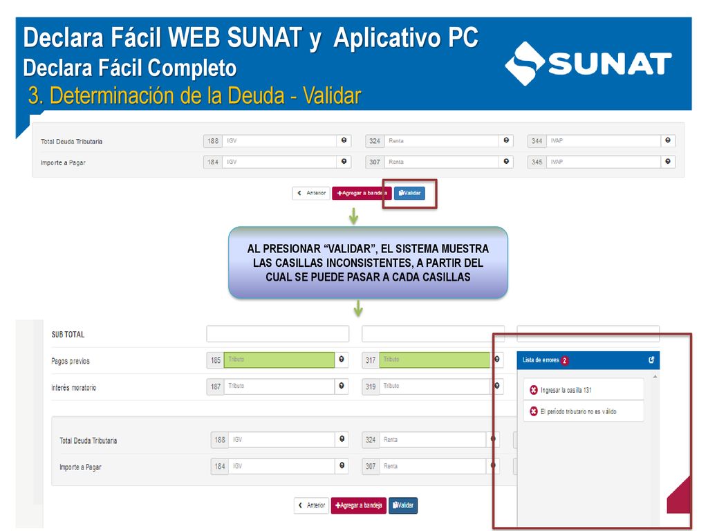 Declara Fácil WEB SUNAT y Aplicativo PC Declara Fácil Completo 3