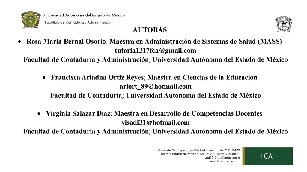 Francisca Ariadna Ortiz Reyes; Maestra en Ciencias de la Educación