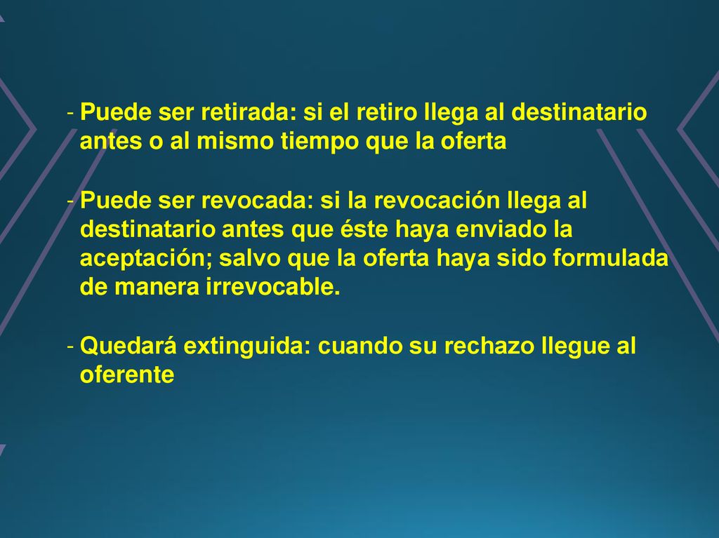 Puede ser retirada: si el retiro llega al destinatario antes o al mismo tiempo que la oferta