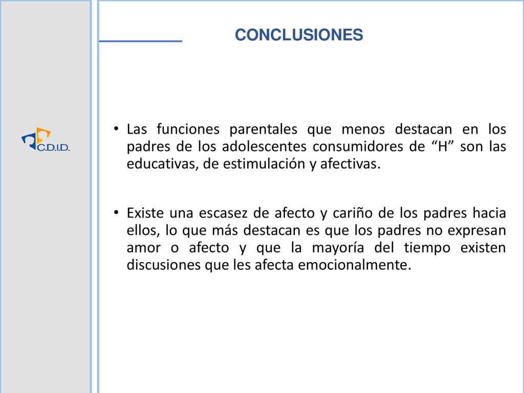 ¿Cuáles son las percepciones de los roles familiares de los adolescentes consumidores de drogas