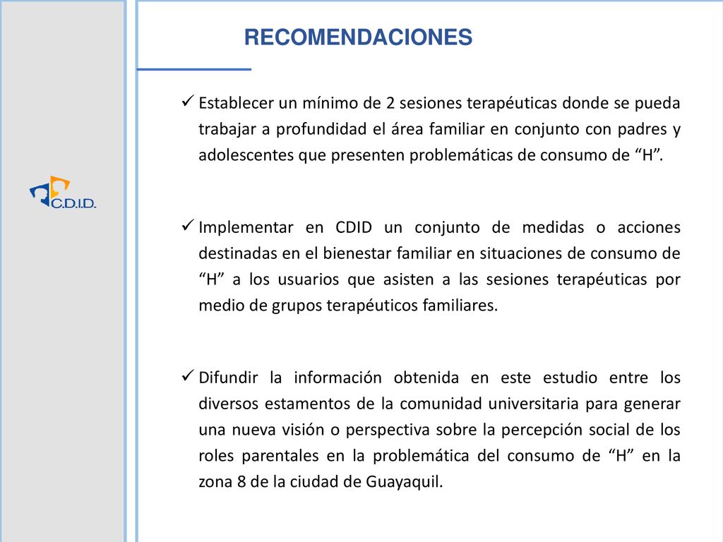 ¿Cuáles son las percepciones de los roles familiares de los adolescentes consumidores de drogas