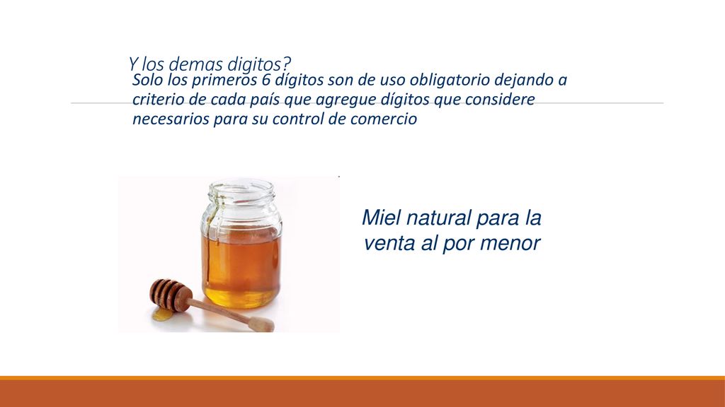Miel natural para la venta al por menor