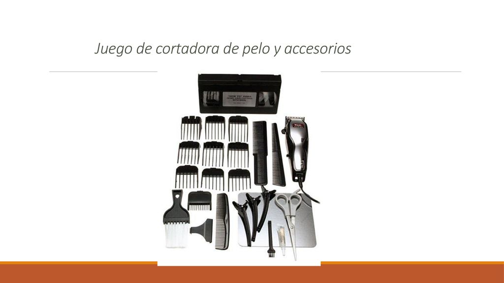 Juego de cortadora de pelo y accesorios