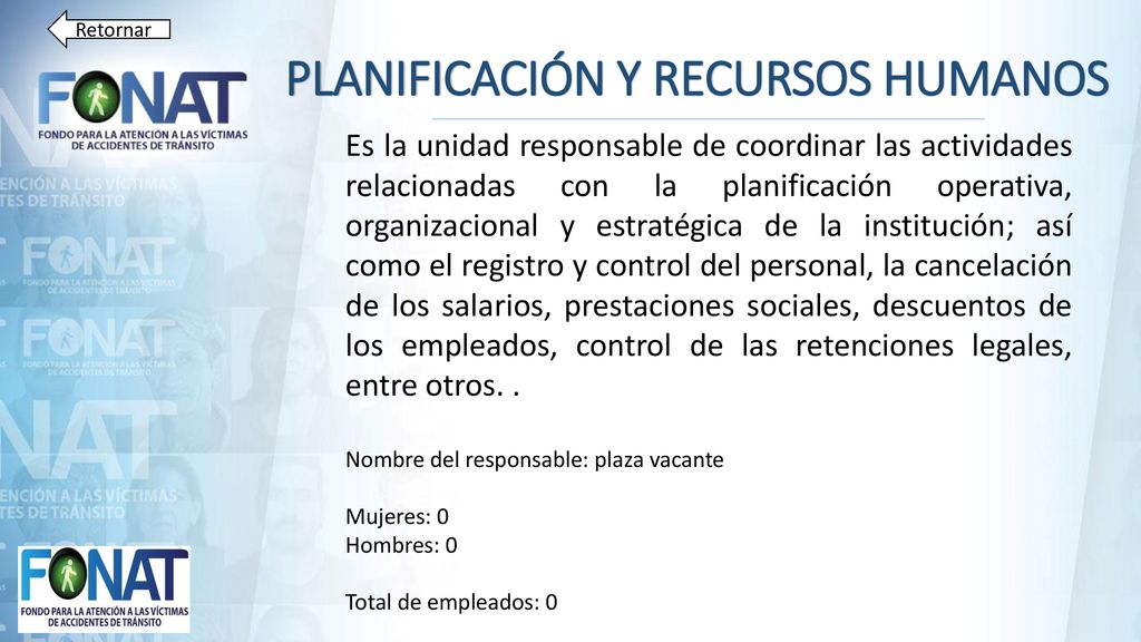 PLANIFICACIÓN Y RECURSOS HUMANOS