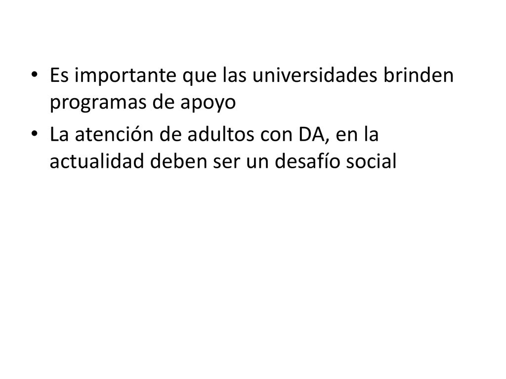 Es importante que las universidades brinden programas de apoyo