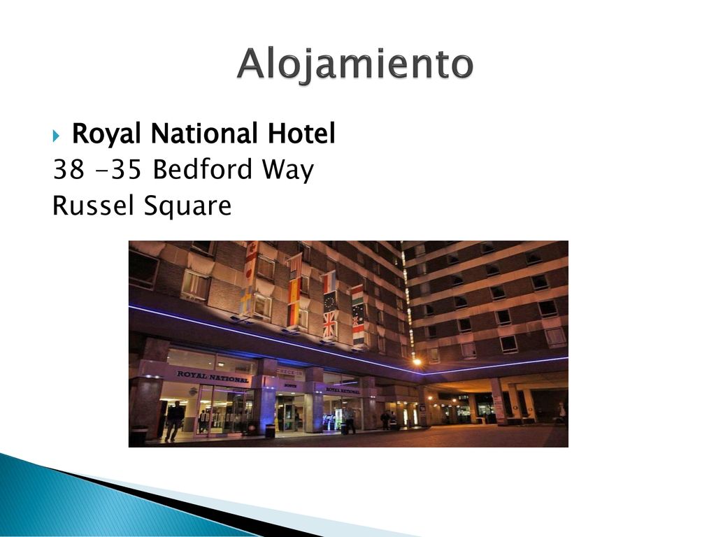 Alojamiento Royal National Hotel Bedford Way Russel Square