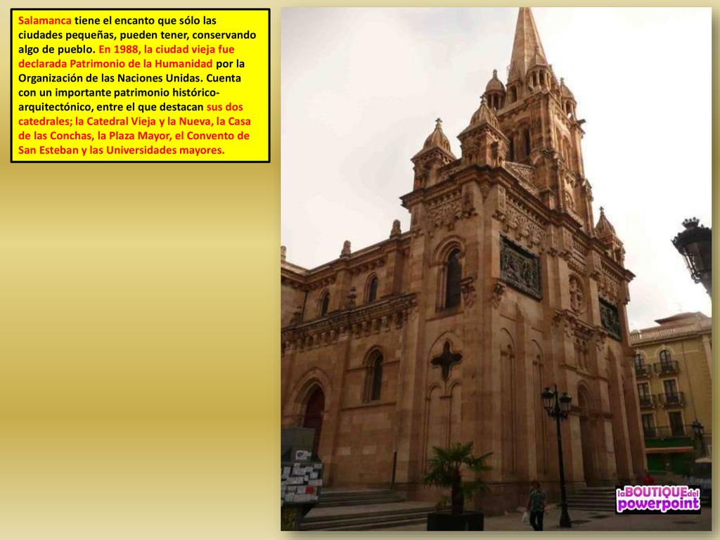 Salamanca tiene el encanto que sólo las ciudades pequeñas, pueden tener, conservando algo de pueblo.