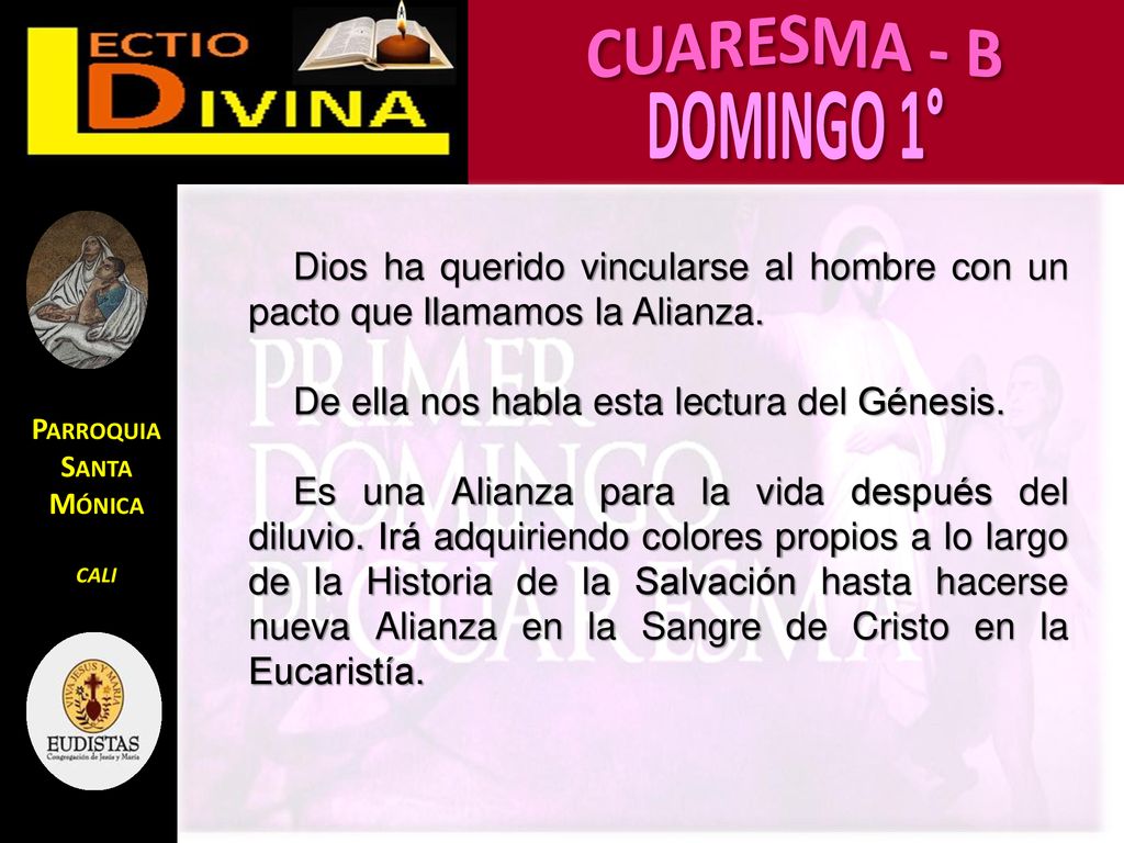 Dios ha querido vincularse al hombre con un pacto que llamamos la Alianza.