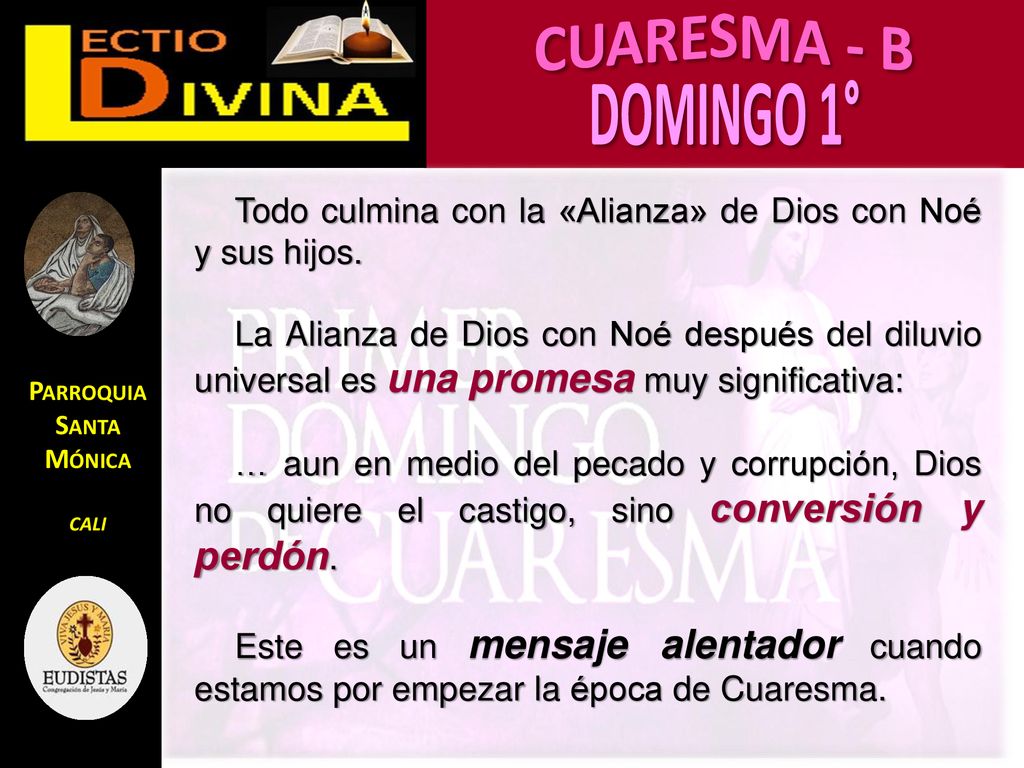 Todo culmina con la «Alianza» de Dios con Noé y sus hijos.
