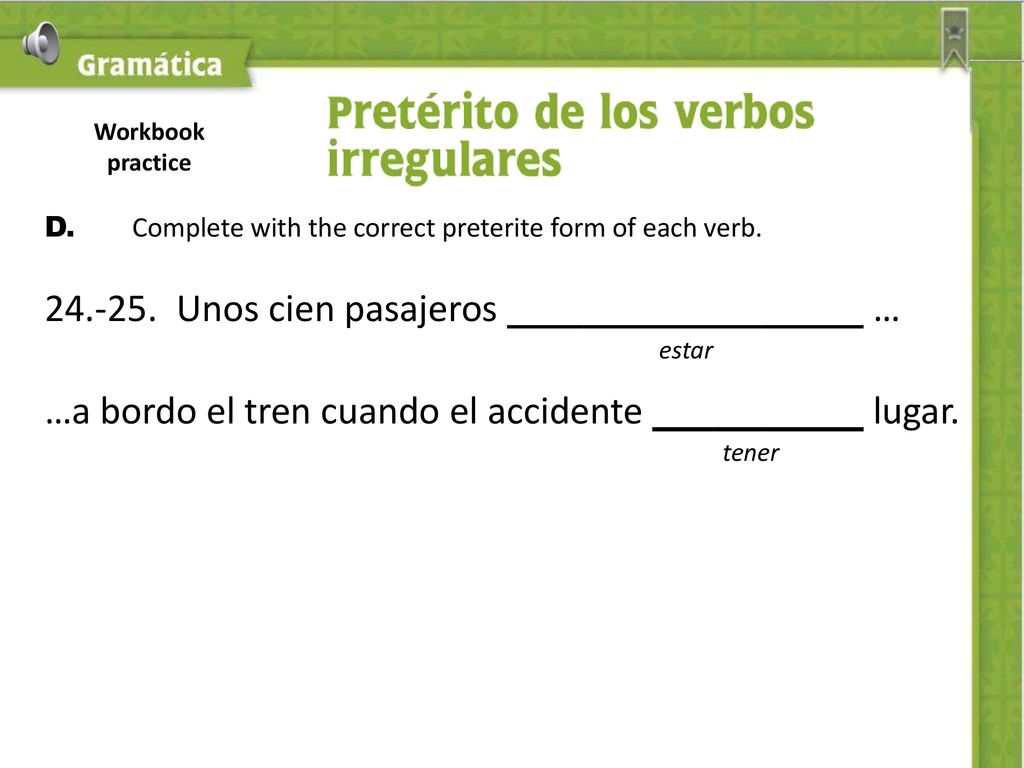 …a bordo el tren cuando el accidente lugar. tener