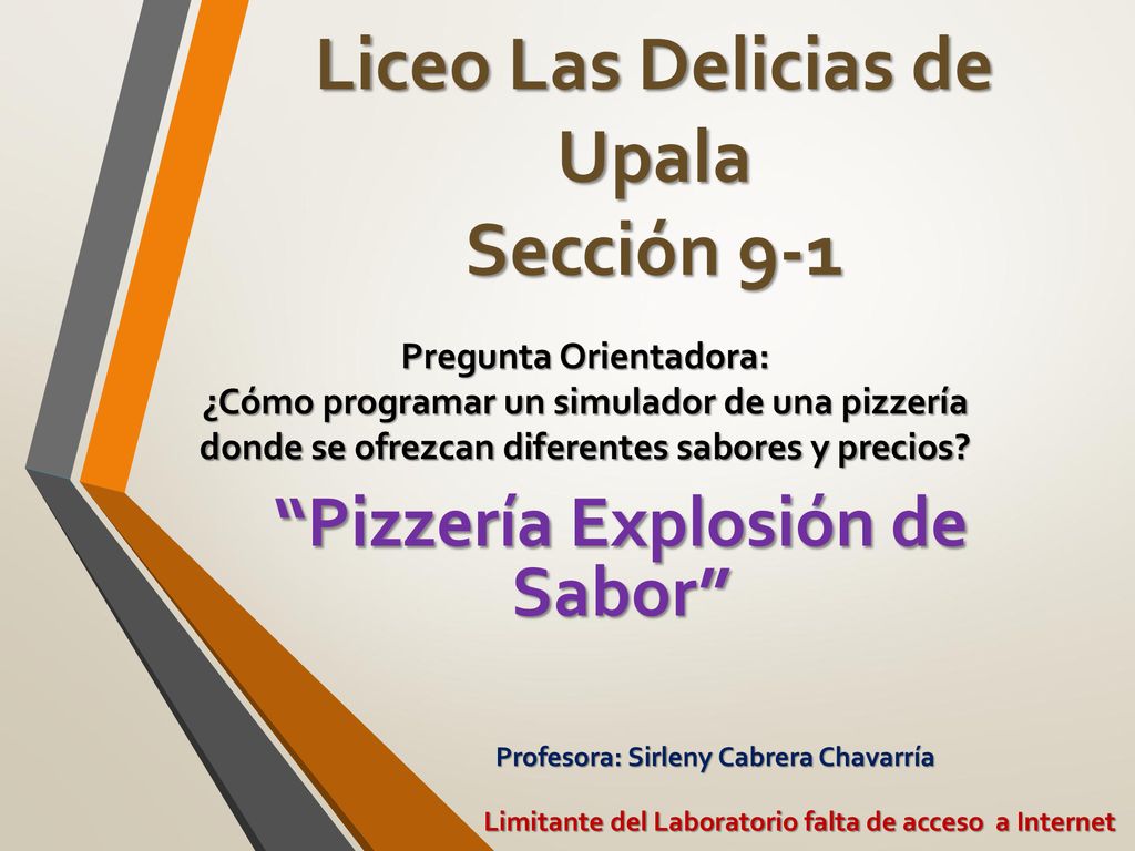 Liceo Las Delicias de Upala Sección 9-1