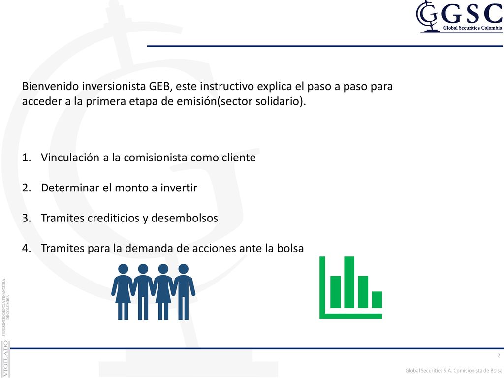 Bienvenido inversionista GEB, este instructivo explica el paso a paso para acceder a la primera etapa de emisión(sector solidario).