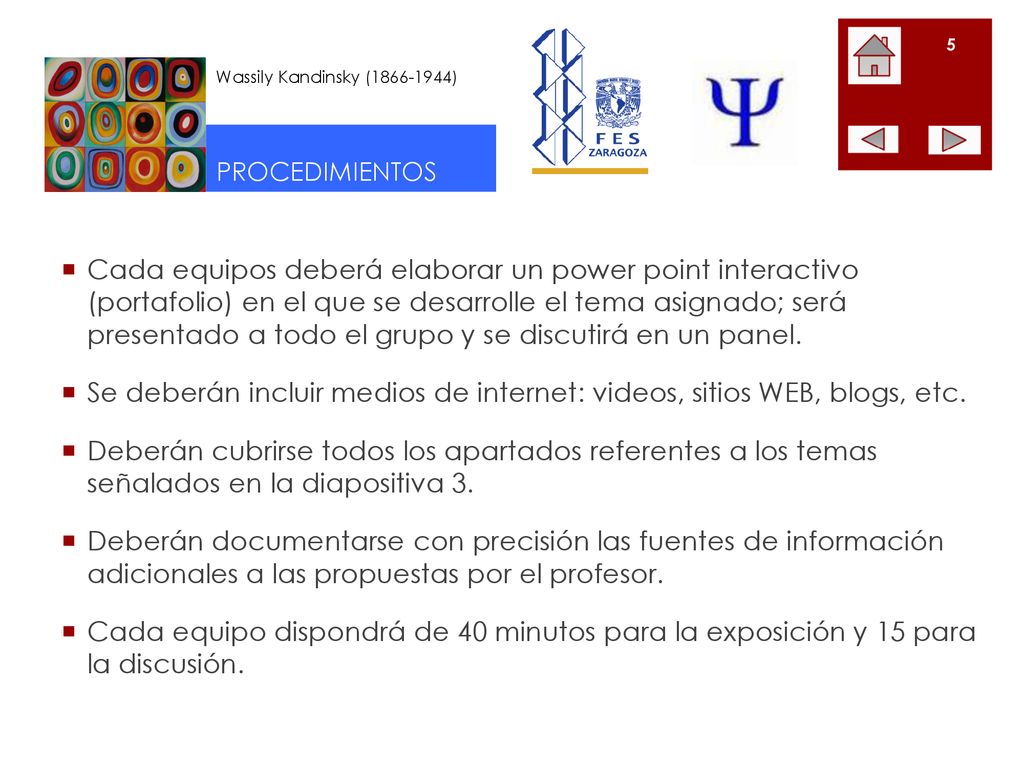 Se deberán incluir medios de internet: videos, sitios WEB, blogs, etc.
