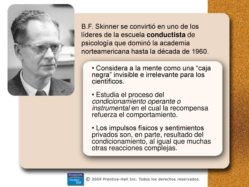 B.F. Skinner se convirtió en uno de los líderes de la escuela conductista de psicología que dominó la academia norteamericana hasta la década de 1960.