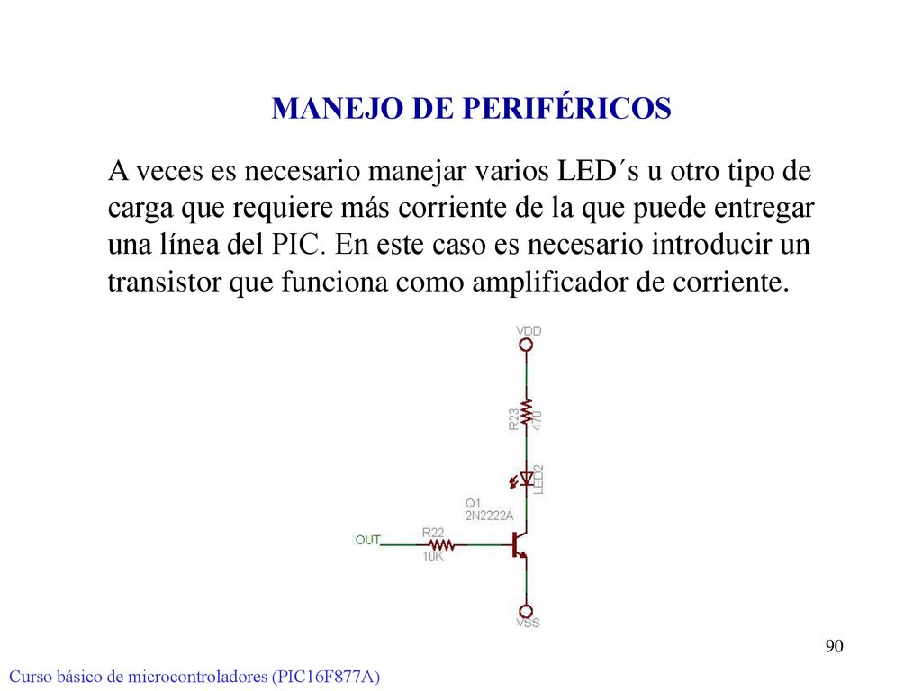 A veces es necesario manejar varios LED´s u otro tipo de