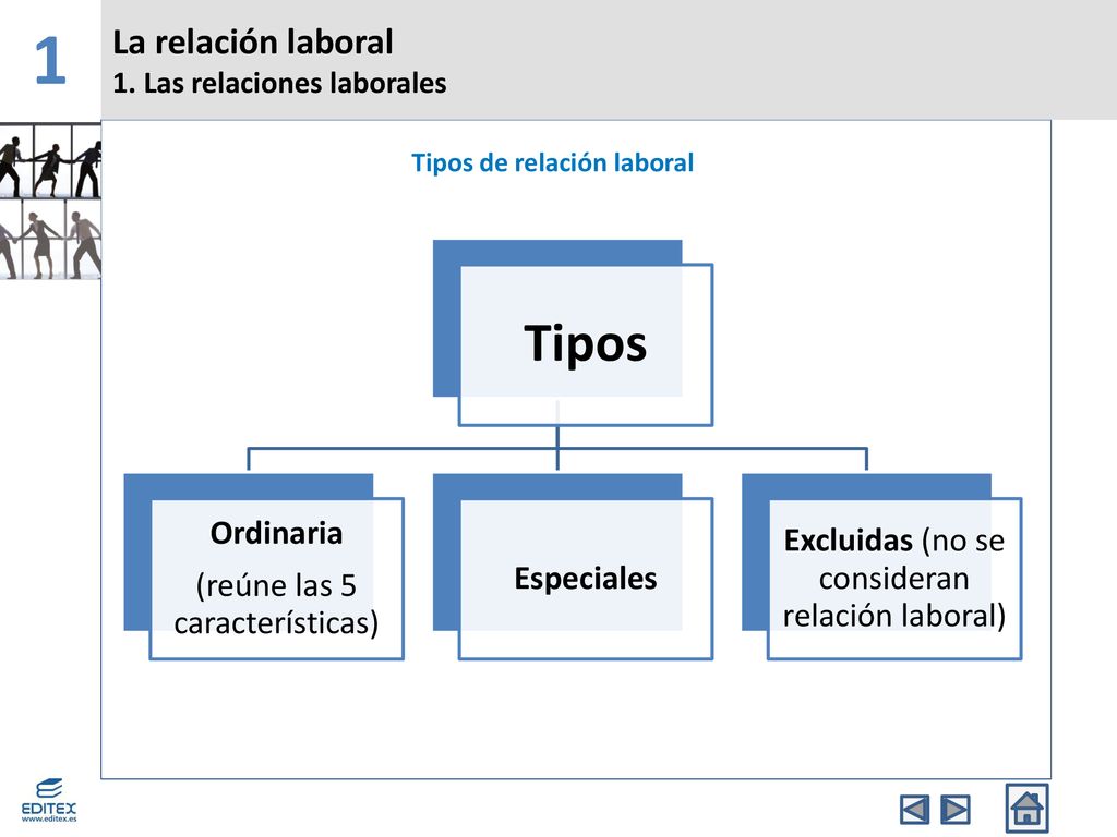 1 Tipos La relación laboral Ordinaria