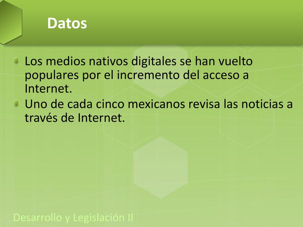 Datos Los medios nativos digitales se han vuelto populares por el incremento del acceso a Internet.
