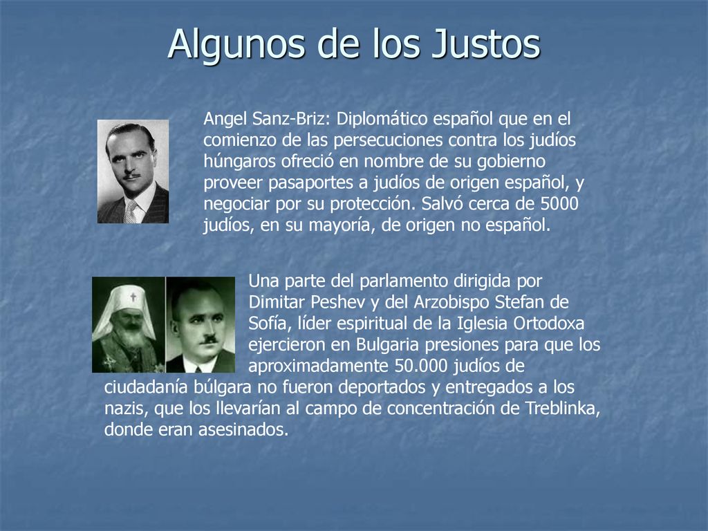 Algunos de los Justos Angel Sanz-Briz: Diplomático español que en el