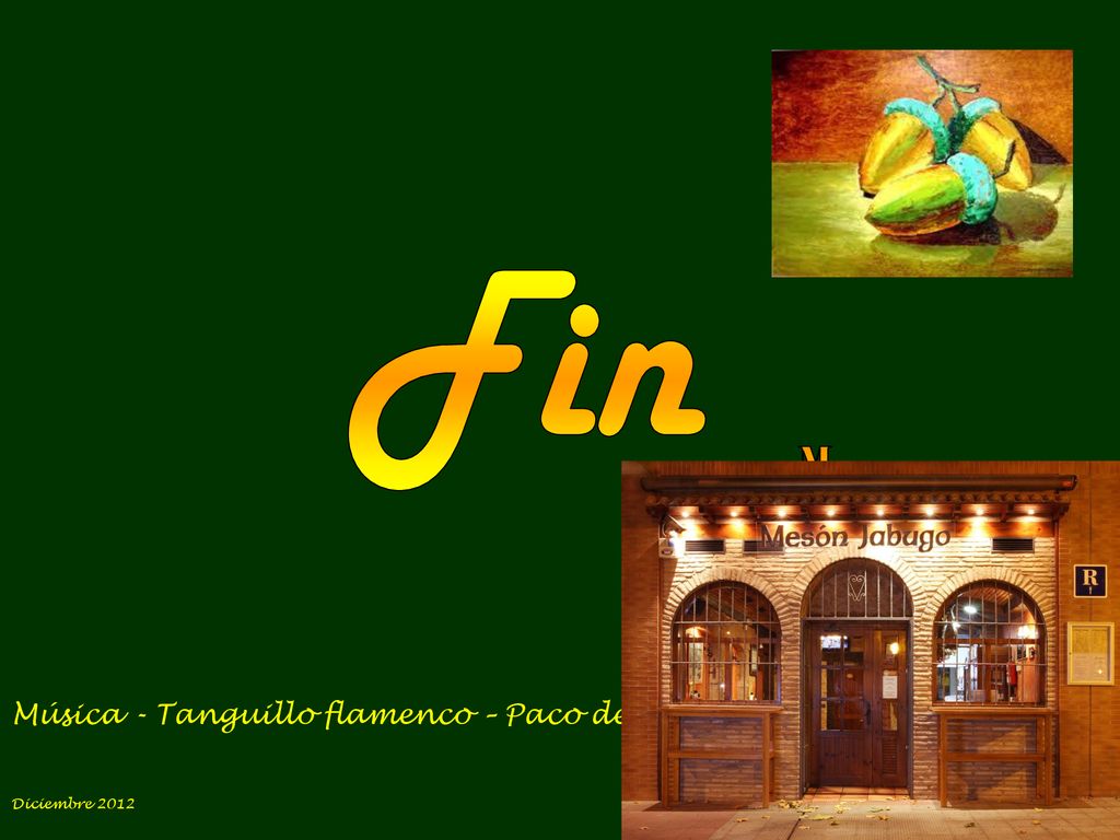 Fin M A R I S Música - Tanguillo flamenco – Paco de Lucia
