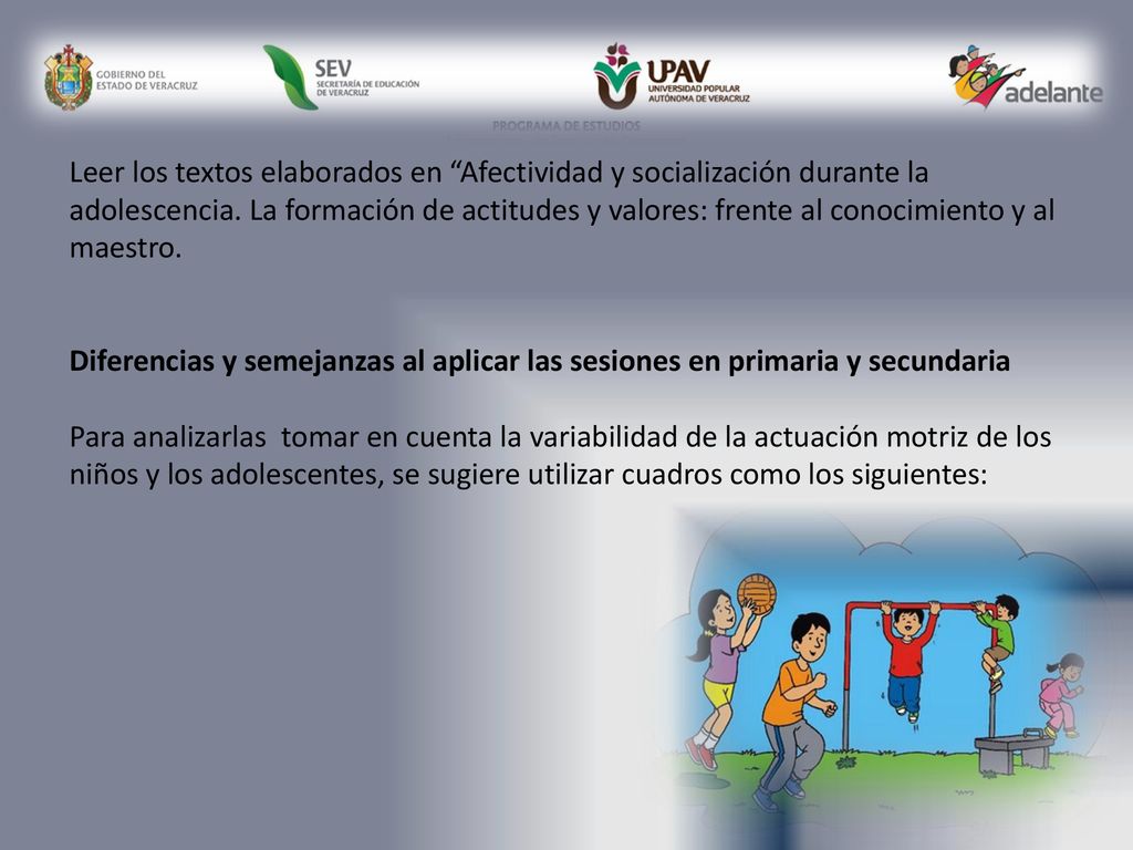 Leer los textos elaborados en Afectividad y socialización durante la adolescencia. La formación de actitudes y valores: frente al conocimiento y al maestro.