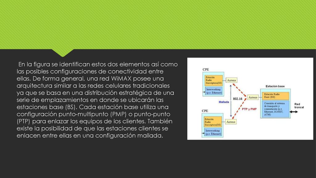 En la figura se identifican estos dos elementos así como las posibles configuraciones de conectividad entre ellas.