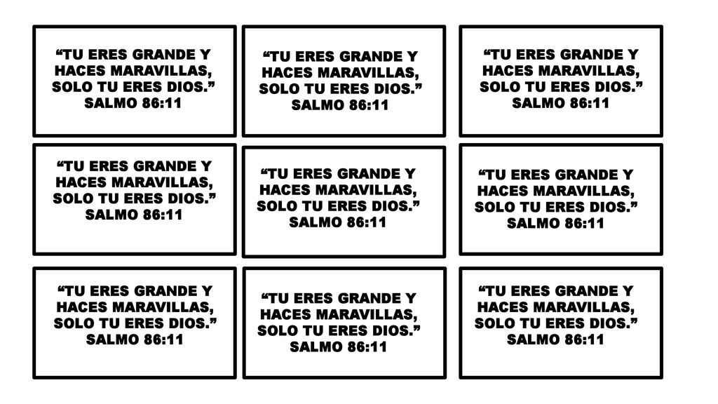 TU ERES GRANDE Y HACES MARAVILLAS, SOLO TU ERES DIOS.