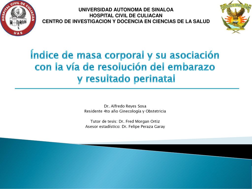 Índice de masa corporal y su asociación