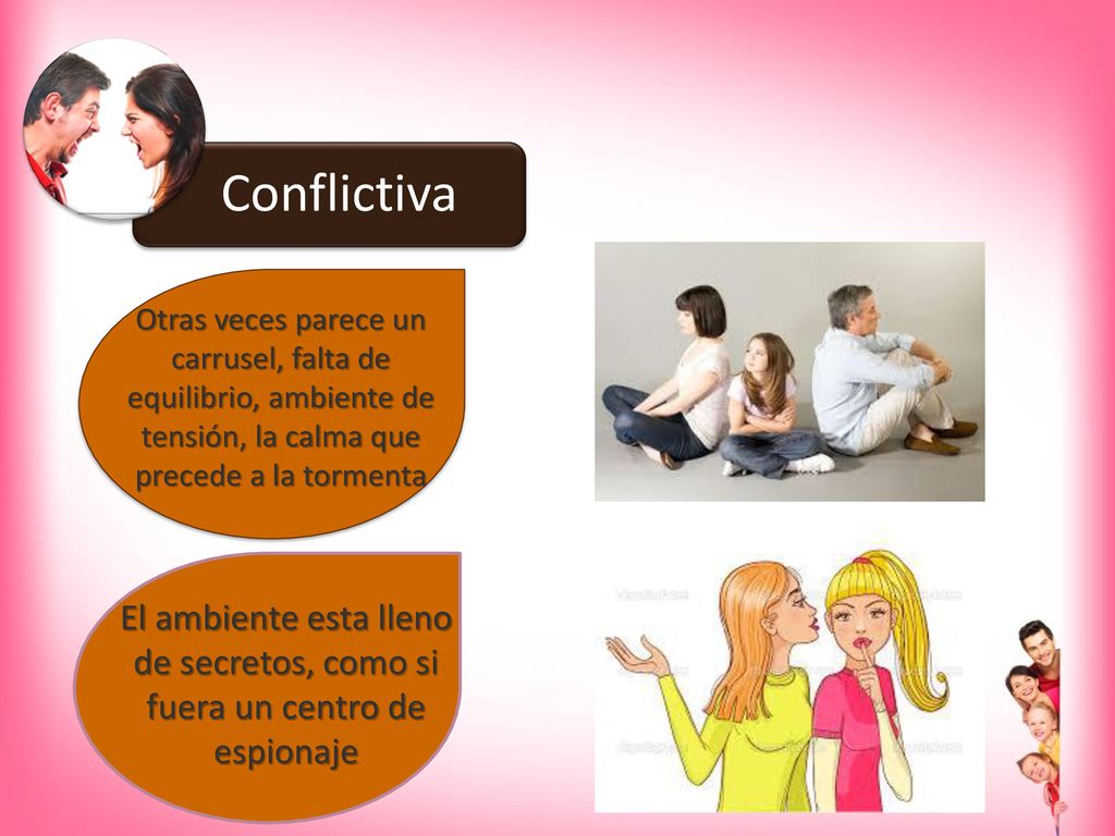 Conflictiva Otras veces parece un carrusel, falta de equilibrio, ambiente de tensión, la calma que precede a la tormenta.