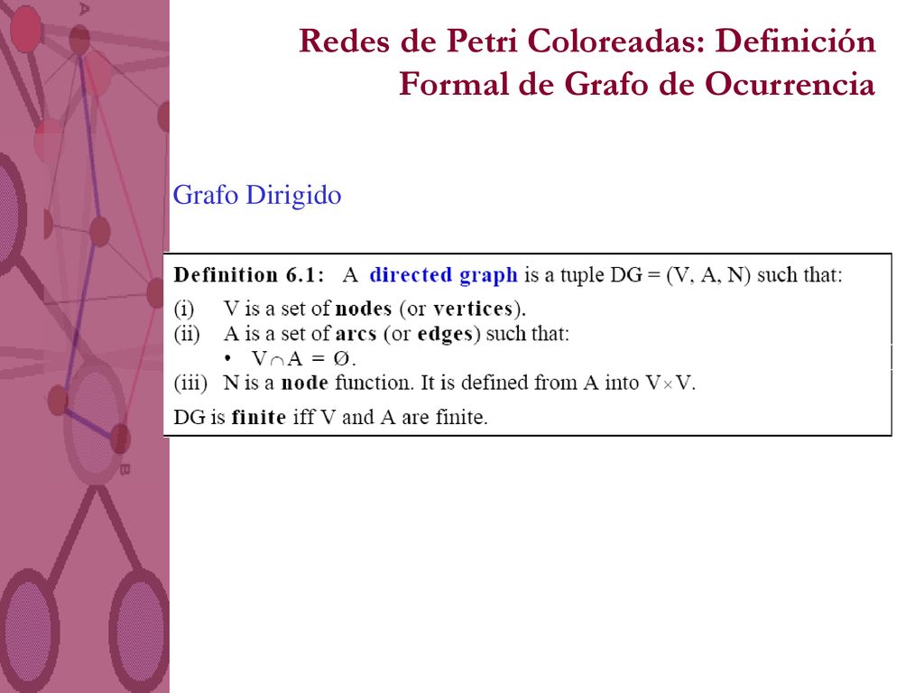 Redes de Petri Coloreadas: Definición Formal de Grafo de Ocurrencia