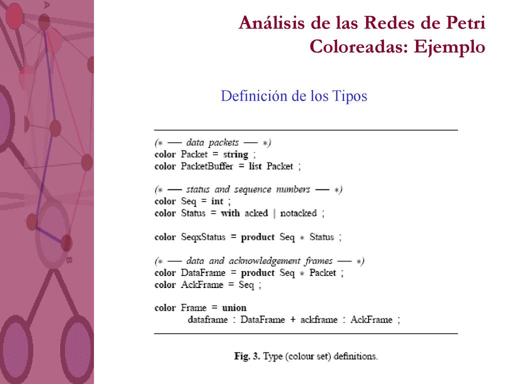 Análisis de las Redes de Petri Coloreadas: Ejemplo