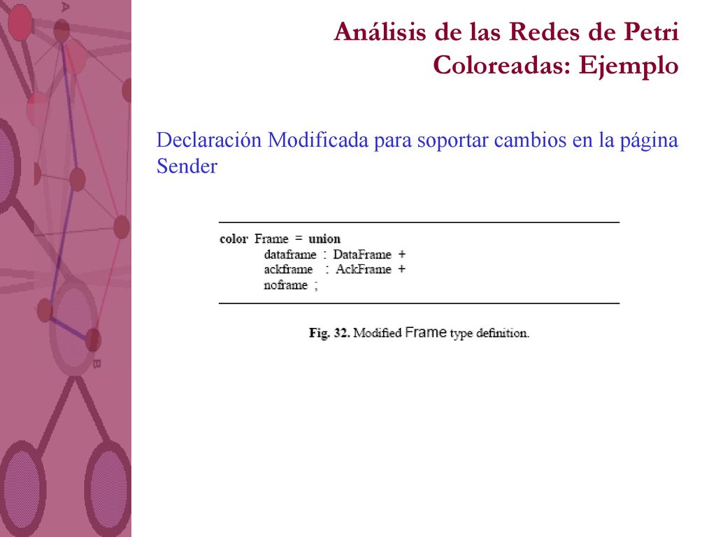 Análisis de las Redes de Petri Coloreadas: Ejemplo