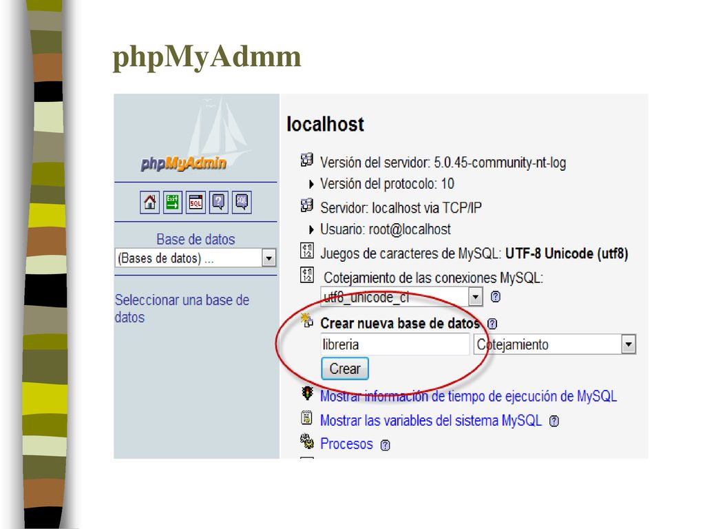 phpMyAdmm