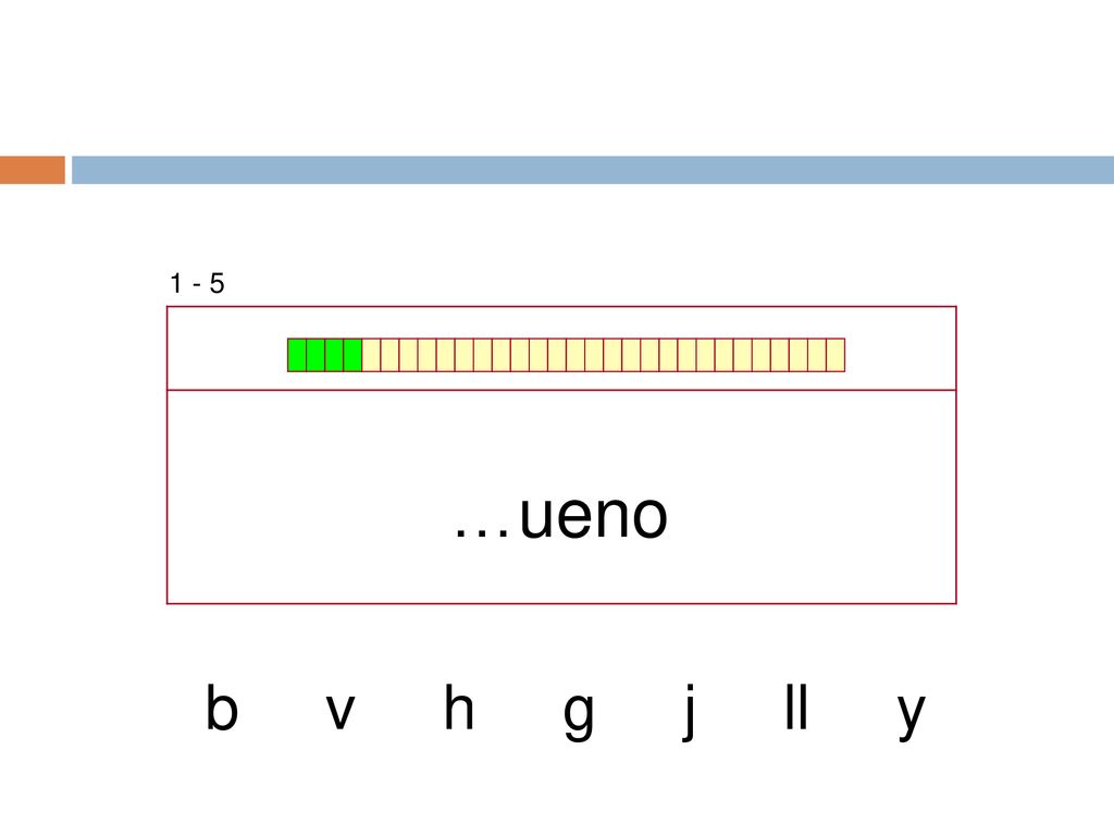 1 - 5 …ueno b v h g j ll y
