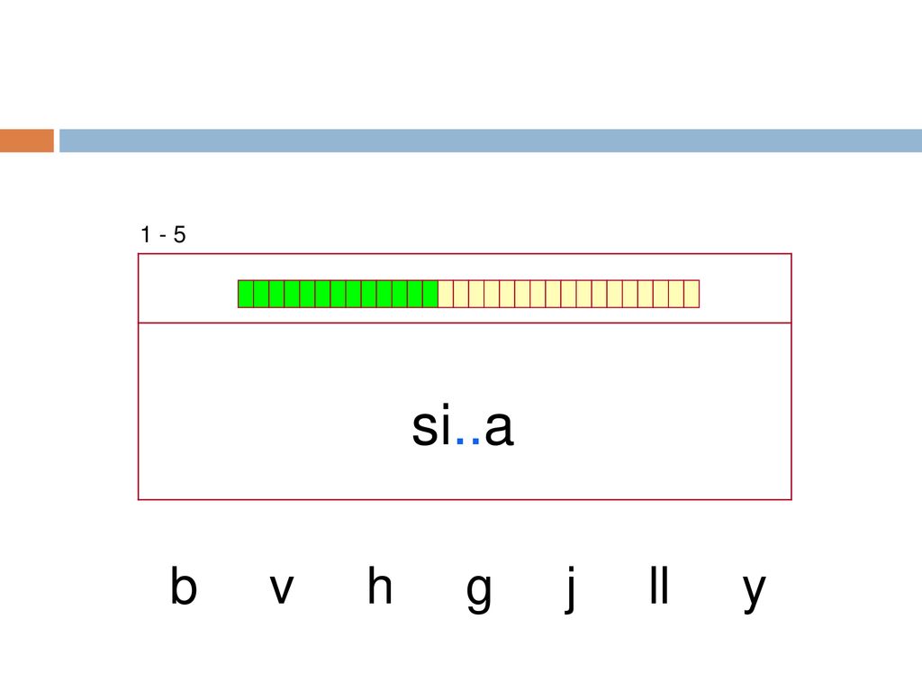 1 - 5 si..a b v h g j ll y